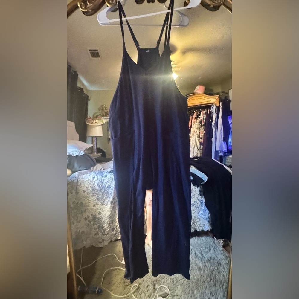 Stylish Blue Jumpsuit - Picture 2 of 5
